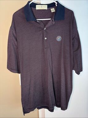 Fairway & Greene Men’s Golf Polo XL Calusa Pines Logo 100% Mercerized Cotton